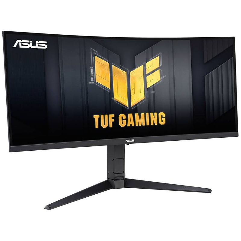 Foto van Asus vg34vqel1a tuf gaming gaming monitor 86.4 cm (34 inch) energielabel f (a - g) 3440 x 1440 pixel uwqhd 1 ms hdmi, displayport, usb 3.2 gen 1, usb-a,