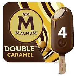 Foto van Magnum double caramel 4 stuks 284g bij jumbo