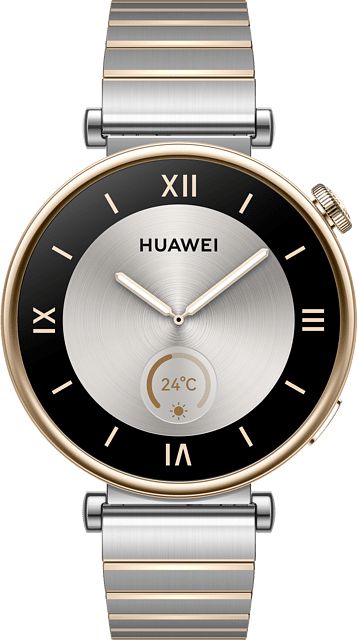 Foto van Huawei watch gt 4 goud/zilver 41mm