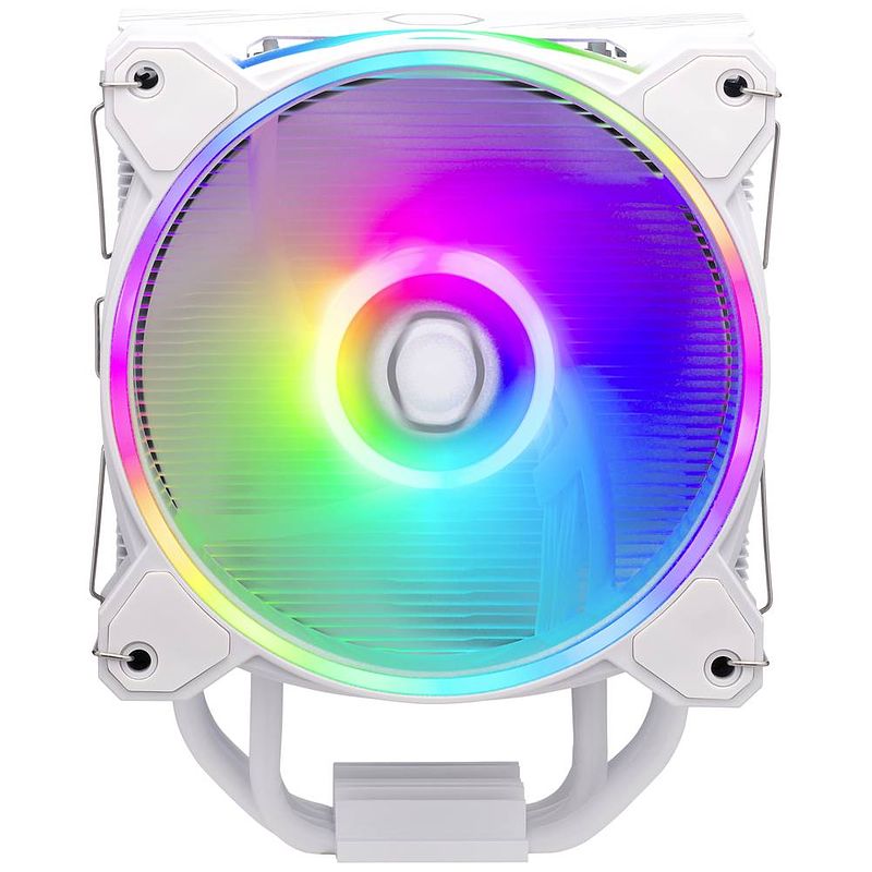 Foto van Cooler master hyper 212 halo white cpu-koellichaam met ventilator