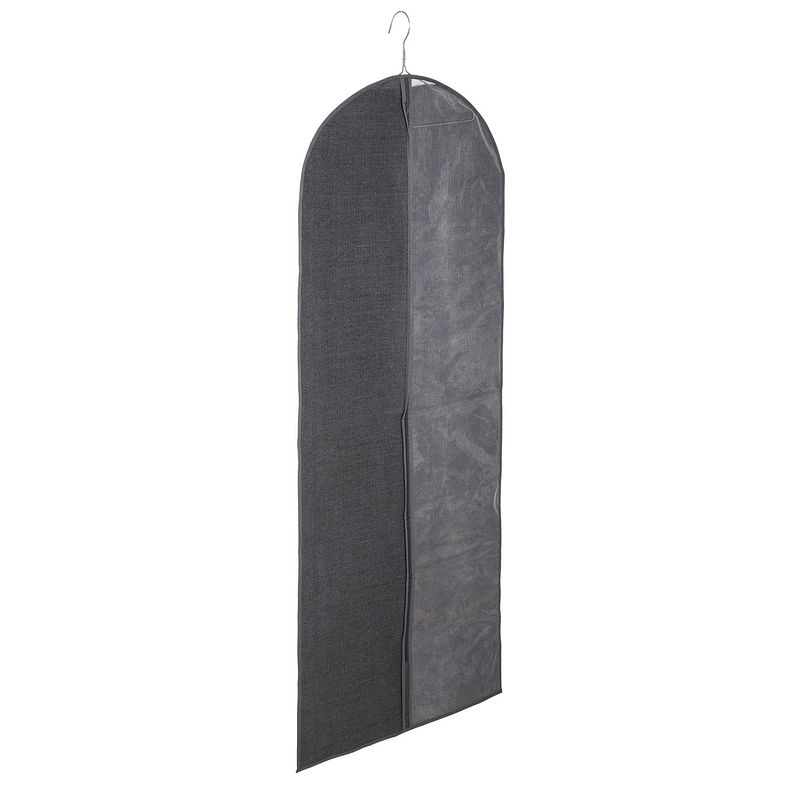 Foto van Kleding/beschermhoes linnen grijs 130 cm - kledinghoezen