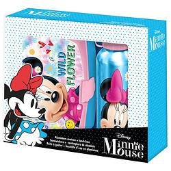 Foto van Disney lunchset minnie mouse junior aluminium blauw 2-delig