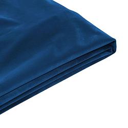 Foto van Beliani fitou - bekleding voor bedframe-blauw-fluweel