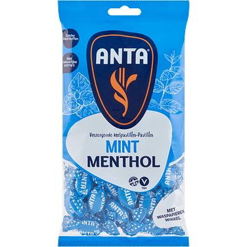 Foto van Anta flu verzorgende keelpastilles mint menthol 275g bij jumbo