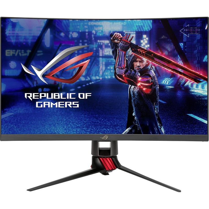 Foto van Asus xg27wq led-monitor 68.6 cm (27 inch) energielabel g (a - g) 2560 x 1440 pixel qhd 1 ms displayport, hdmi, hoofdtelefoon (3.5 mm jackplug), usb 3.2 gen 1