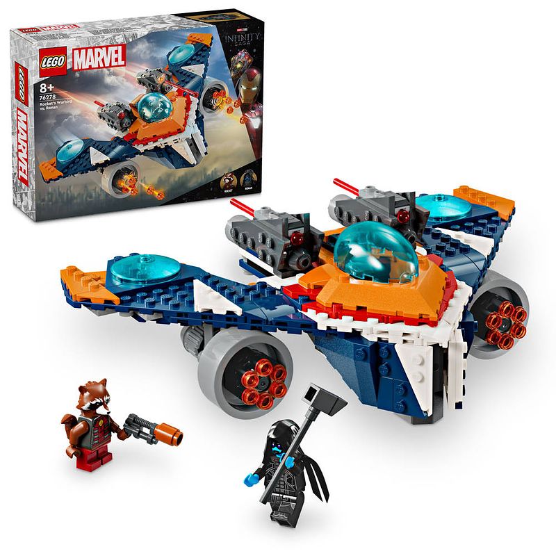 Foto van Lego marvel rockets warbird vs. ronan 76278