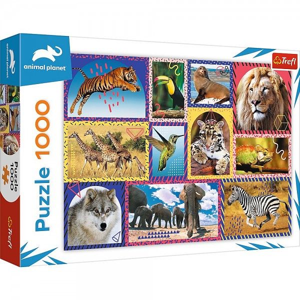 Foto van Puzzel animal planet wild 1000 stukjes