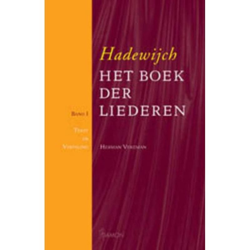 Foto van Hadewijch het boek der liederen / 1