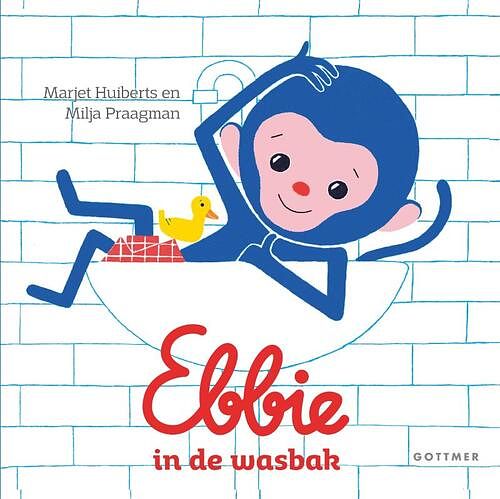 Foto van Ebbie in de wasbak - marjet huiberts - hardcover (9789025771911)