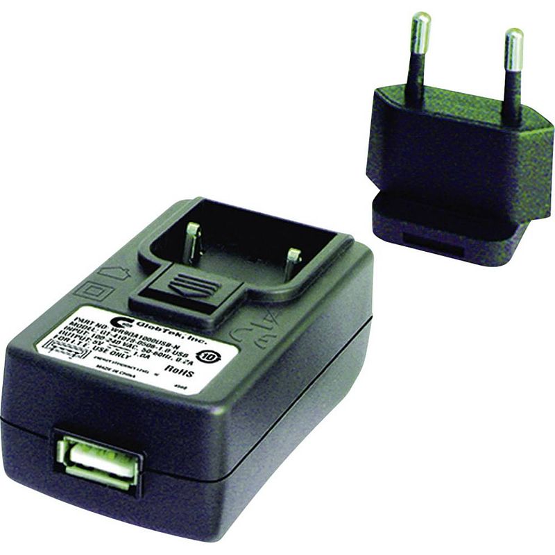 Foto van Globtek gtm41078 usb-oplader thuis uitgangsstroom (max.) 1200 ma 1 x usb