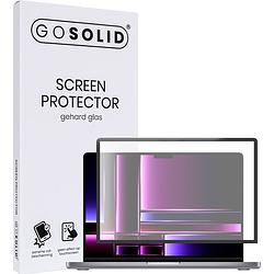 Foto van Go solid! screenprotector voor macbook pro (2021) 14,2-inch m1 max gehard glas
