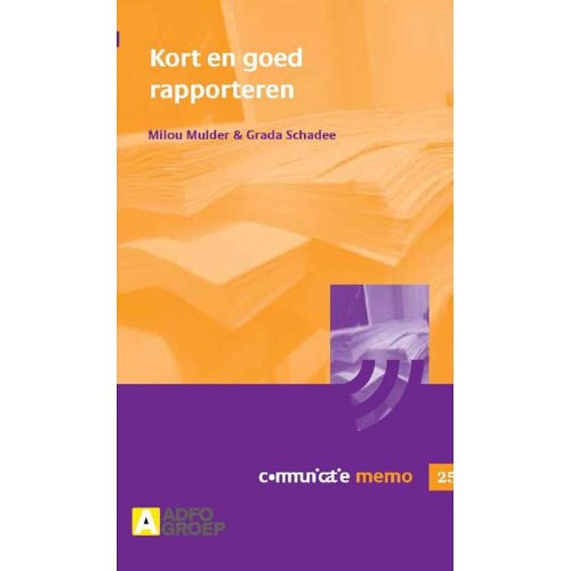 Foto van Kort en goed rapporteren - communicatie memo