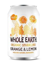 Foto van Whole earth sparkling orange & lemon 330ml