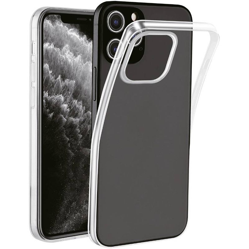 Foto van Vivanco super slim backcover apple iphone 12, iphone 12 pro transparant