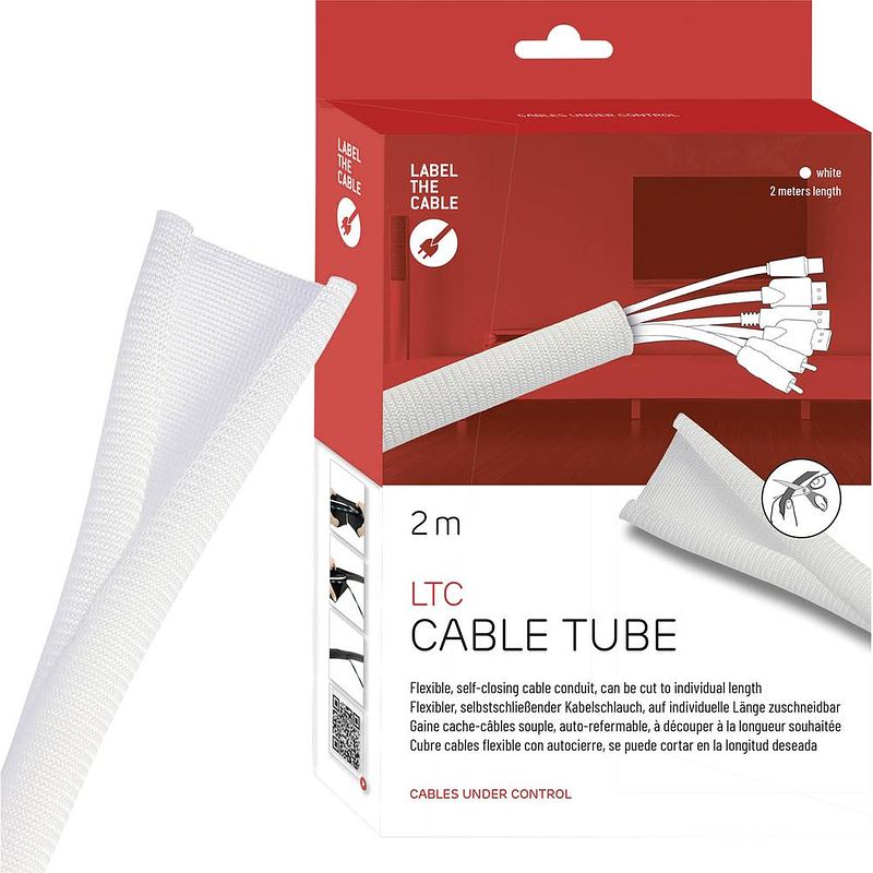 Foto van Label the cable ltc 5120 19 inch kabelslang wit