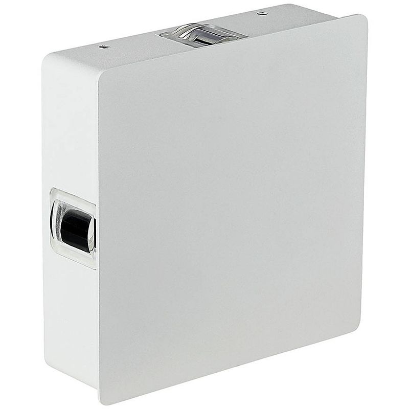 Foto van V-tac wandlamp vt-704 4w 3000k 15 x 5 cm aluminium/acryl wit