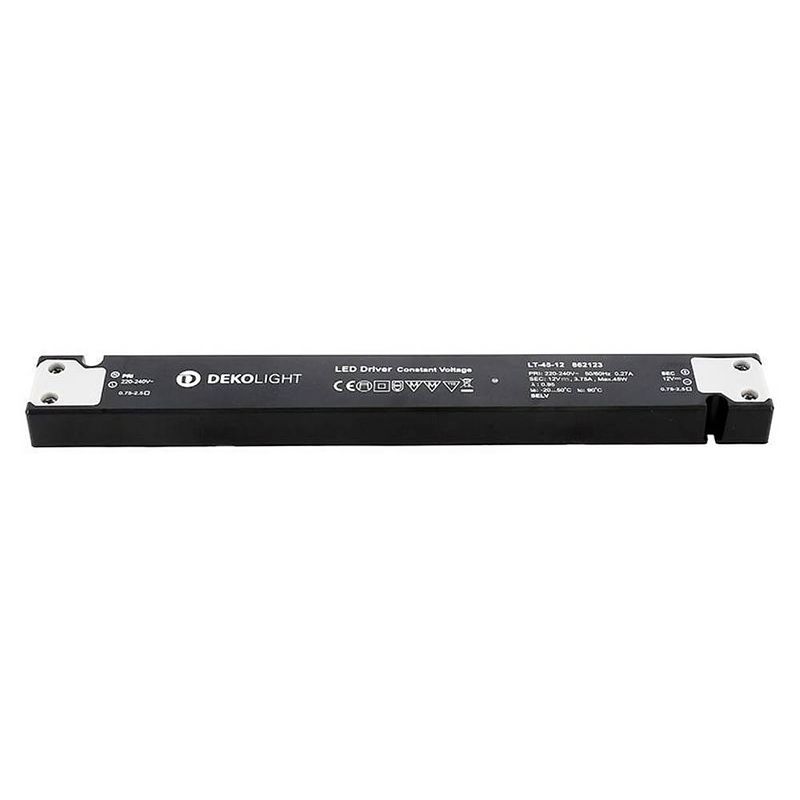 Foto van Deko light long-flat, cv, lt led-transformator constante spanning 0 ma - 3.75 a 12 v/dc