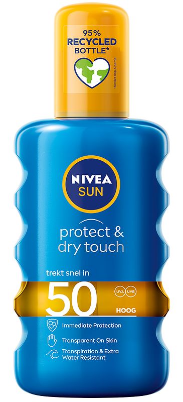 Foto van Nivea sun protect & dry touch invisible spf50