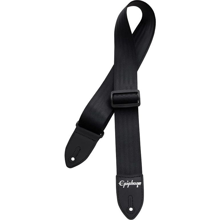 Foto van Epiphone seatbelt guitar strap black gitaarband