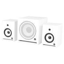 Foto van Devine rx-6a white (2x) + sub studiomonitoren