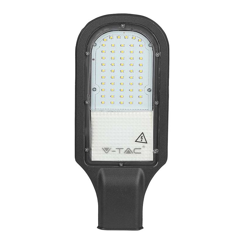 Foto van V-tac vt-31st-n ash led straatverlichting - ijzer - samsung - ip65 - 30w - 2350 lumen - 4000k