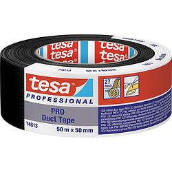 Foto van Tesa duct tape pro 74613-00002-00 reparatietape zwart (l x b) 50 m x 50 mm 1 stuk(s)
