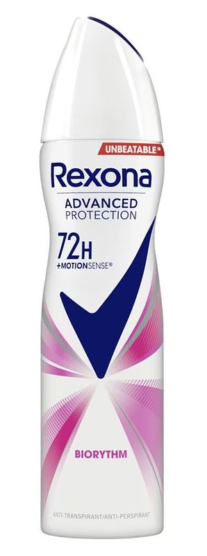 Foto van Rexona women advanced protection antitranspirant spray biorythm 150ml bij jumbo