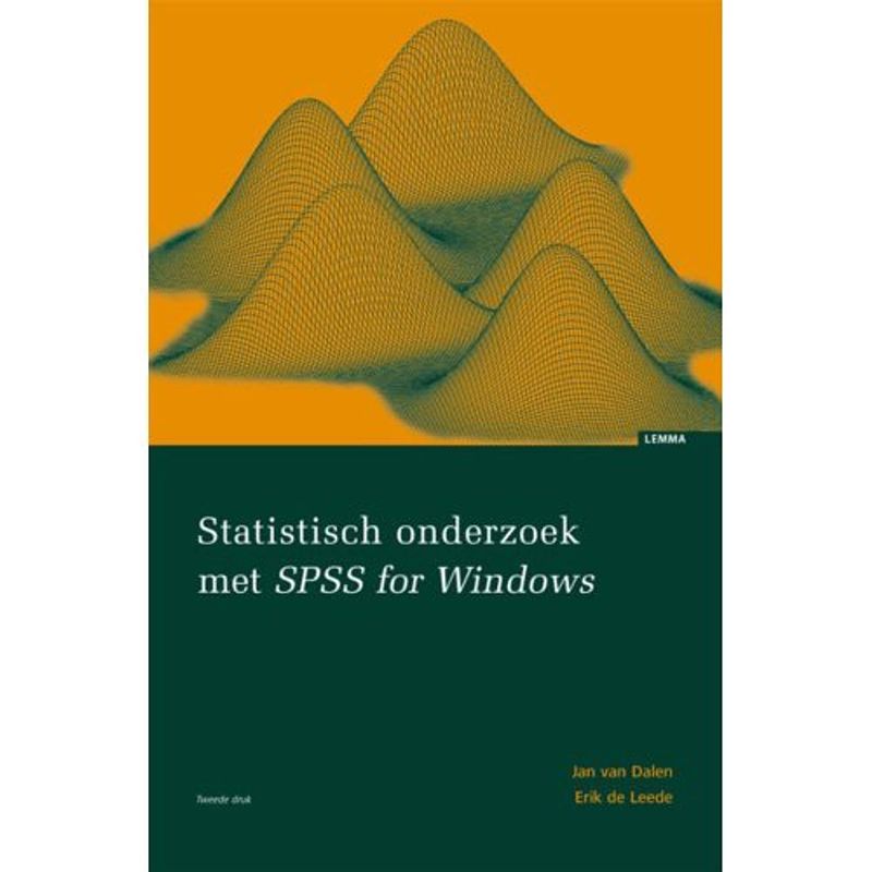 Foto van Statistisch onderzoek met spss for windows