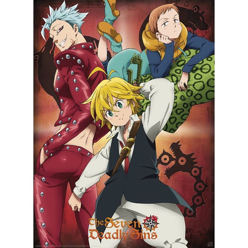 Foto van Abystyle the seven deadly sins ban king and meliodas poster 38x52cm