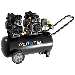 Foto van Aerotec 360 tech duo silent pneumatische compressor 50 l 8 bar