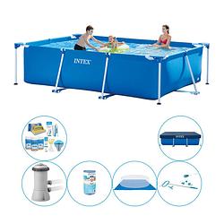 Foto van Intex frame pool rechthoekig 300x200x75 cm - zwembad met accessoires