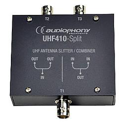Foto van Audiophony uhf410-split passieve 2-in-1 in/uit lijnsplitter met bnc connector