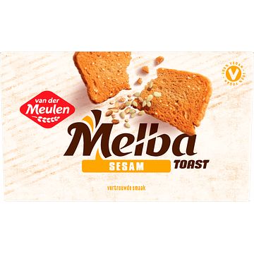 Foto van Van der meulen melba toast sesam 120g bij jumbo