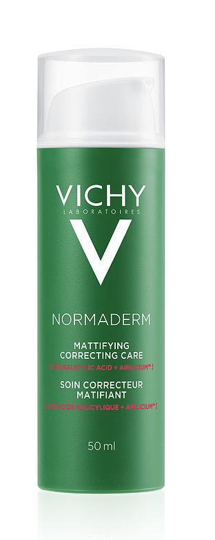 Foto van Vichy normaderm hydraterende dagcrème - voor een vette, onzuivere huid met neiging tot acné