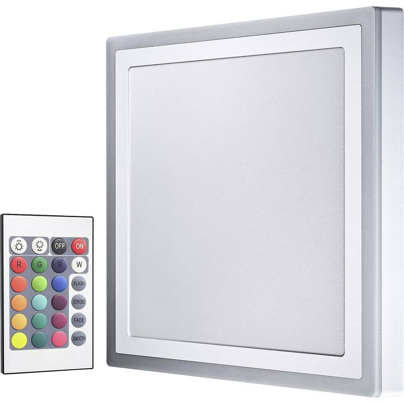 Foto van Ledvance 4058075265769 led color white sq 400mm 38w ledv led-plafondlamp 38 w wit