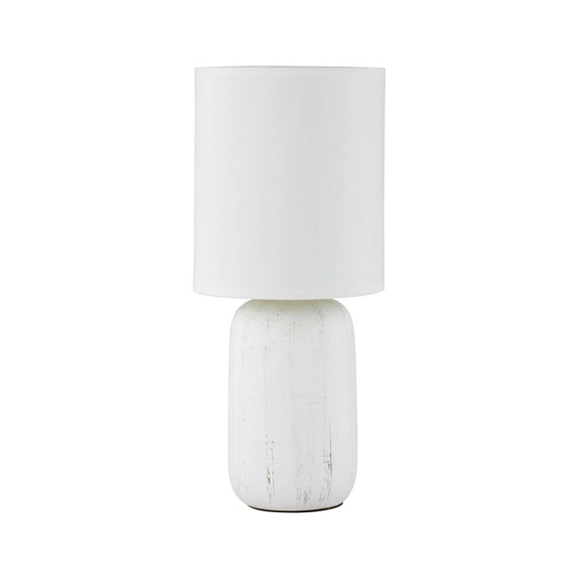 Foto van Moderne tafellamp clay - kunststof - wit