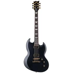 Foto van Esp ltd deluxe viper-1000 vintage black elektrische gitaar