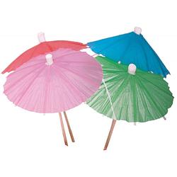 Foto van Ijs parasols gekleurd 15 stuks