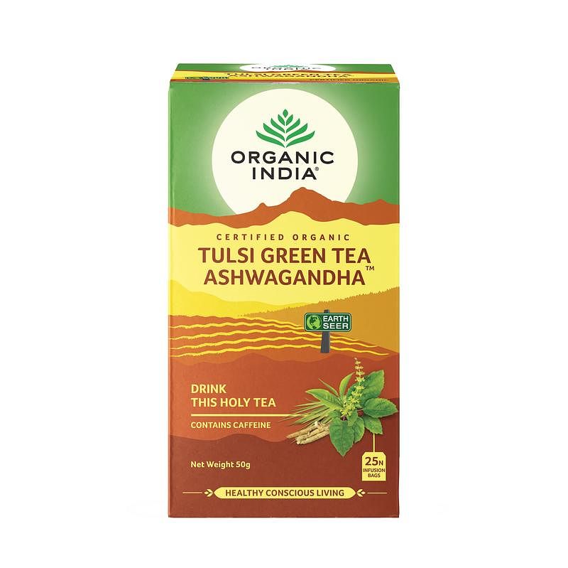 Foto van Organic india tulsi green tea