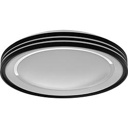 Foto van Ledvance decorative ceiling with wifi technology 4058075573550 led-plafondlamp voor badkamer energielabel: e (a - g) 30 w warmwit zwart