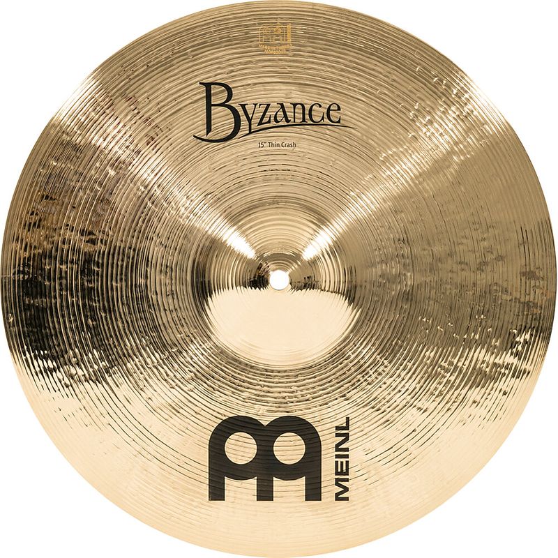 Foto van Meinl b15tc-b byzance brilliant thin crash 15"