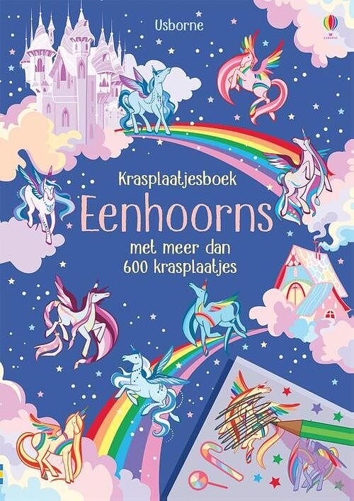 Foto van Krasplaatjesboek eenhoorn - paperback (9781474960410)