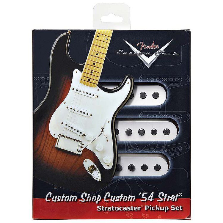 Foto van Fender custom shop custom '54 stratocaster pickups (set van 3)