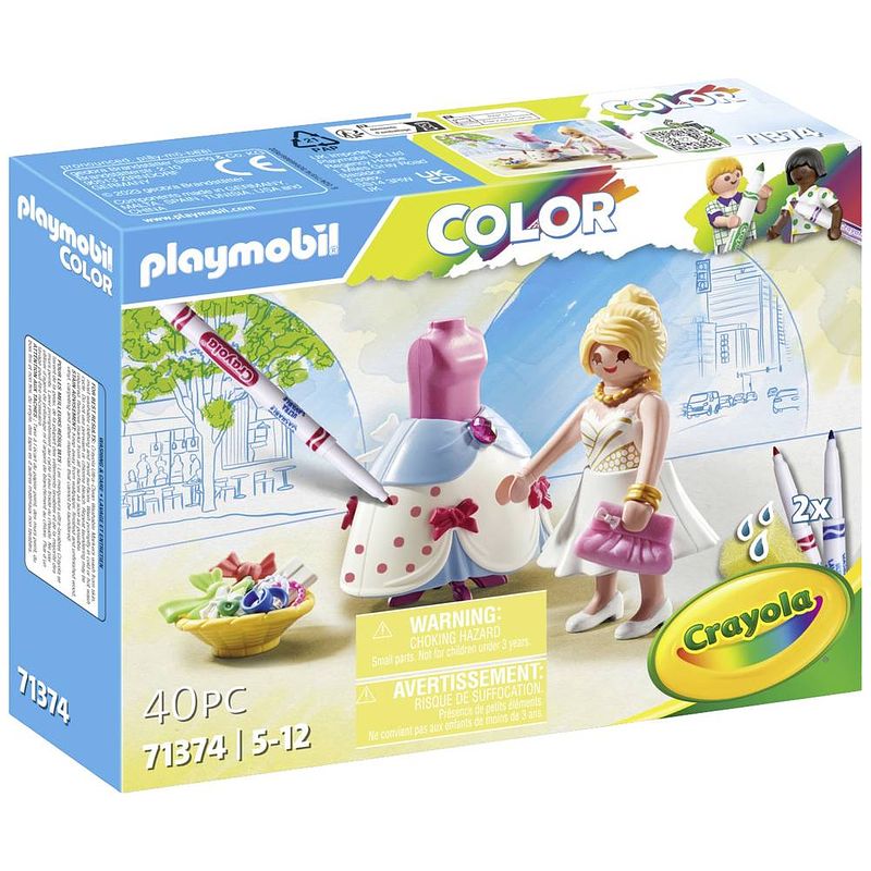 Foto van Playmobil color fashion-kleding 71374