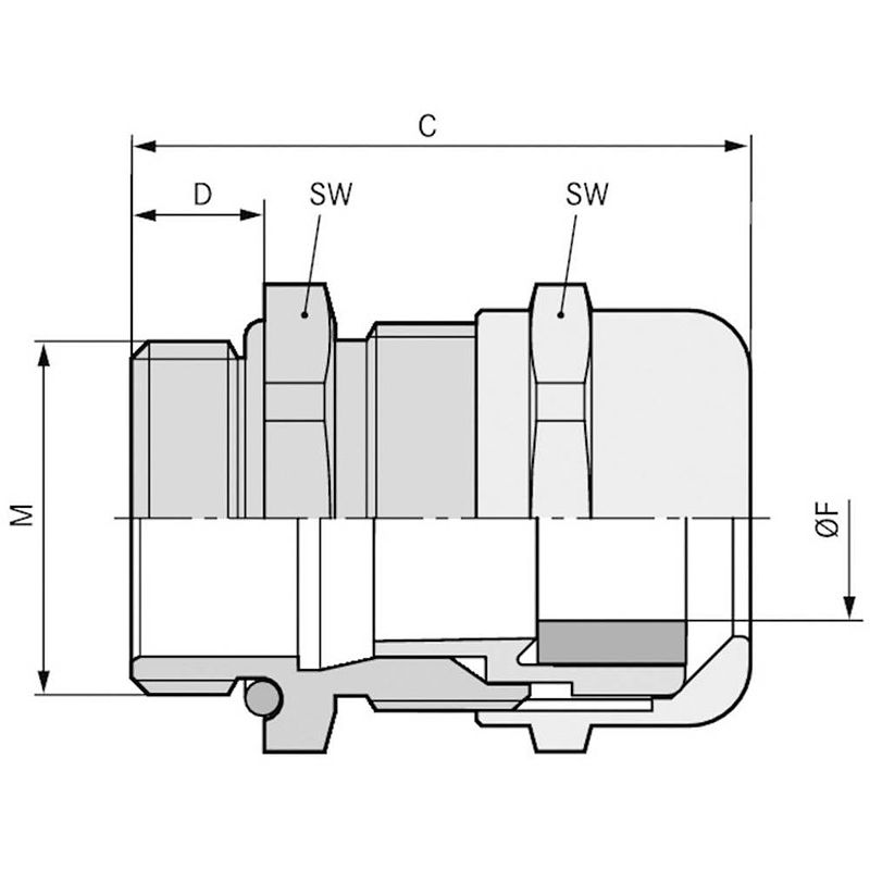 Foto van Lapp 53015320 wartel pg11 polyamide zwart (ral 9005) 100 stuk(s)