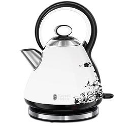 Foto van Russell hobbs waterkoker legacy floral 21963-70 - wit