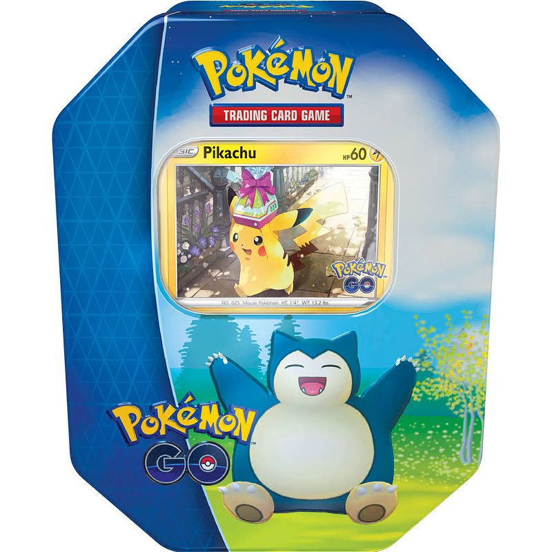 Foto van Pokémon go tcg v cadeau tin snorlax