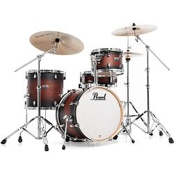 Foto van Pearl dmp984/c260 decade maple satin brown burst 4-delig drumstel