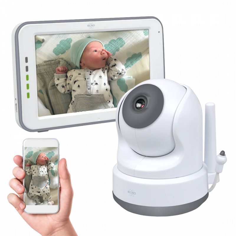 Foto van Elro bc3000 babyfoon royale - met 12,7 cm touchscreen monitor hd- & app