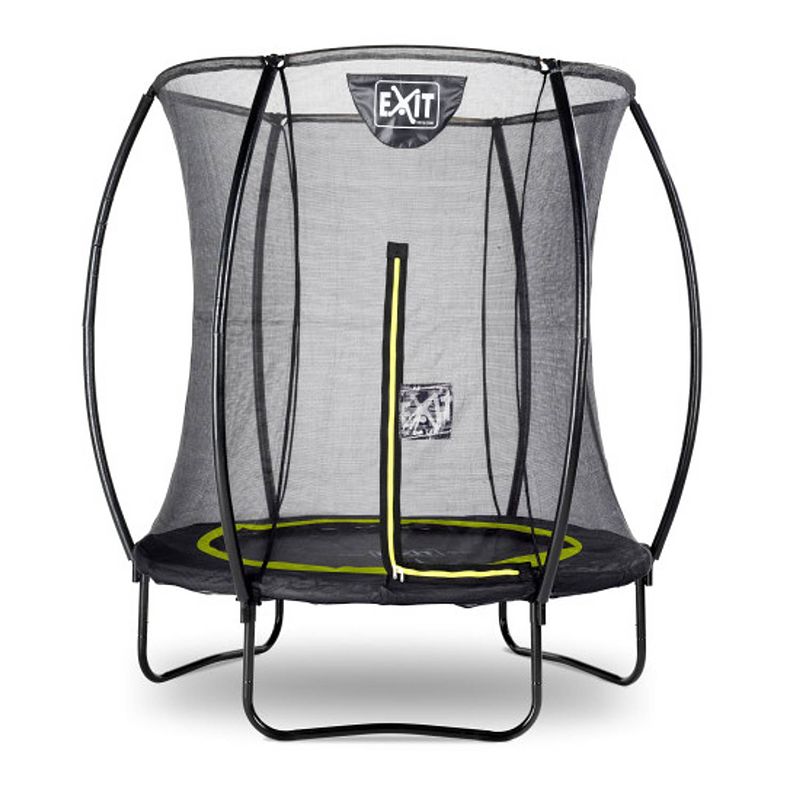 Foto van Exit silhouette trampoline rond - 183 cm - zwart